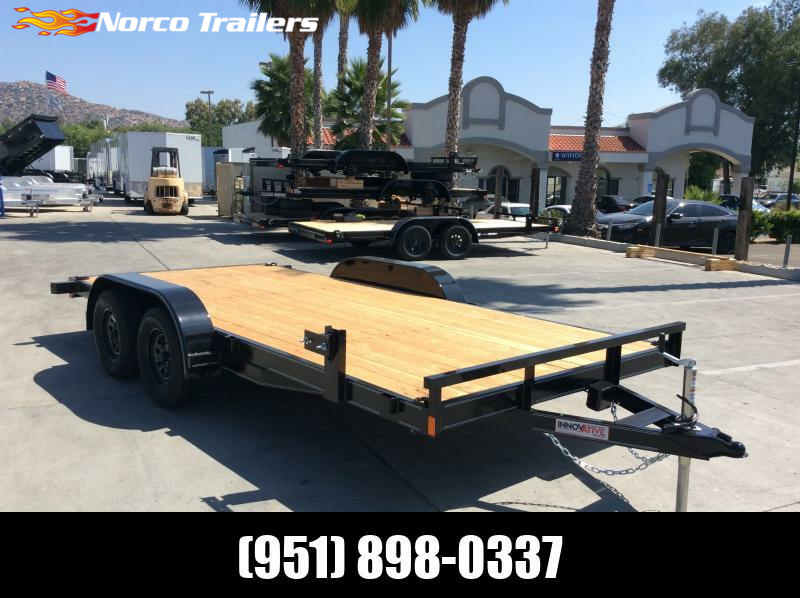 2024 Innovative Trailer Mfg. 83" x 16' Economy Wood Car Hauler Flatbed