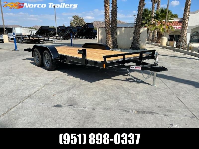 2022 Innovative Trailer Mfg. 83" x 16' Economy Wood Car Hauler Flatbed Trailer 2022 Innovative Trailer Mfg. 83" x 16' Economy Wood Car Hauler Flatbed Trailer