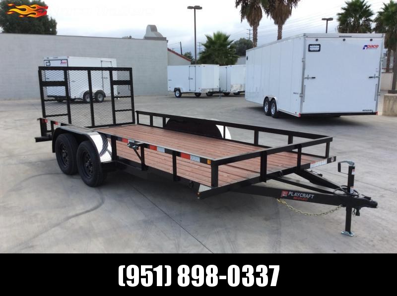 2021 Playcraft 82" x 16' Tandem Axle Utility Trailer 2021 Playcraft 82" x 16' Tandem Axle Utility Trailer