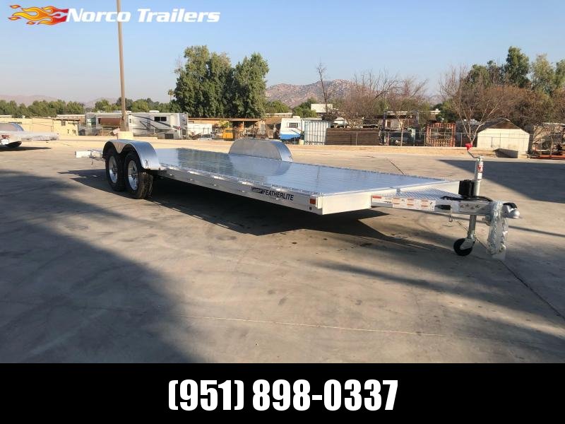 2021 Featherlite 3182 8.5' x 22' 7K Flatbed Car Trailer 2021 Featherlite 3182 8.5' x 22' 7K Flatbed Car Trailer