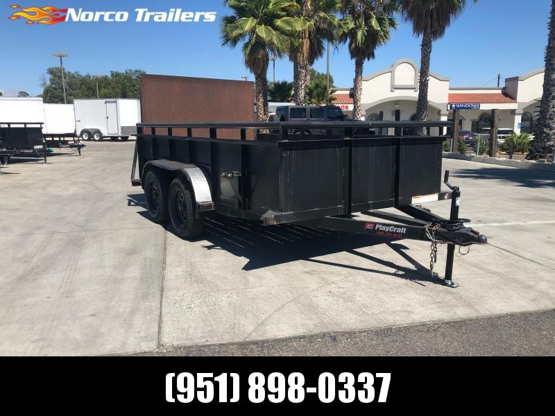 2018 Playcraft 82" x 12' Landscape Tandem Axle Utility Trailer 2018 Playcraft 82" x 12' Landscape Tandem Axle Utility Trailer