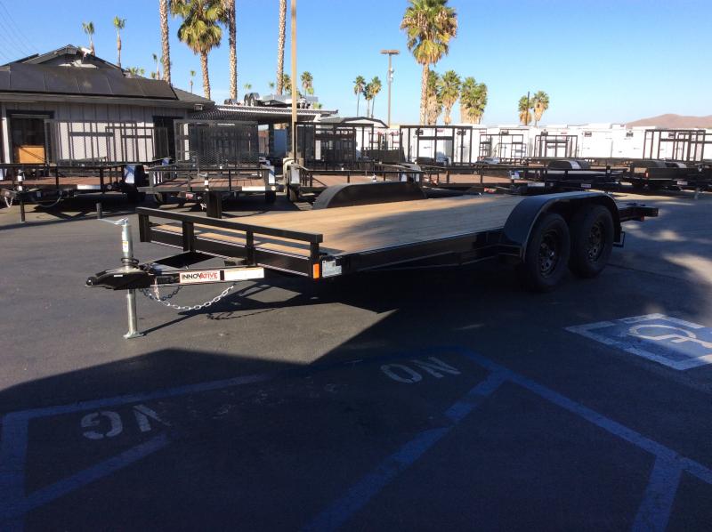 2024 Innovative Trailer Mfg. 83" x 16' Economy Wood Car Hauler Flatbed