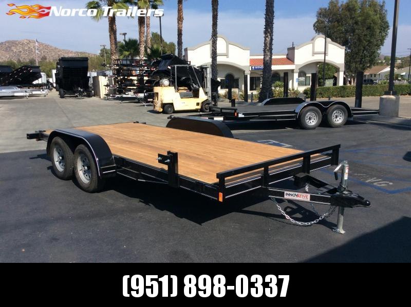 2022 Innovative Trailer Mfg. 83" x 16' Economy Wood Car Hauler Flatbed Trailer 2022 Innovative Trailer Mfg. 83" x 16' Economy Wood Car Hauler Flatbed Trailer