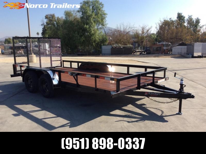 2021 Playcraft 82" x 16' Tandem Axle Utility Trailer 2021 Playcraft 82" x 16' Tandem Axle Utility Trailer