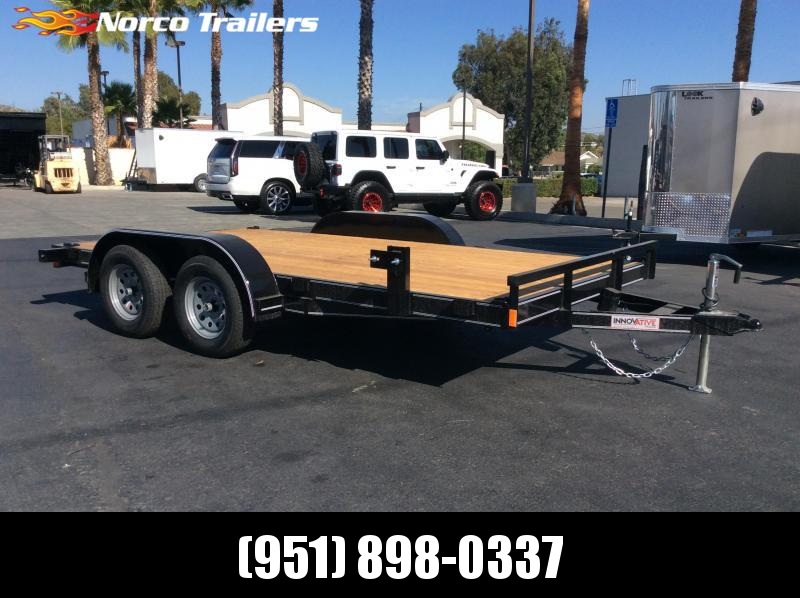 2022 Innovative Trailer Mfg. 83" x 14' Economy Wood Car Hauler Flatbed Trailer 2022 Innovative Trailer Mfg. 83" x 14' Economy Wood Car Hauler Flatbed Trailer