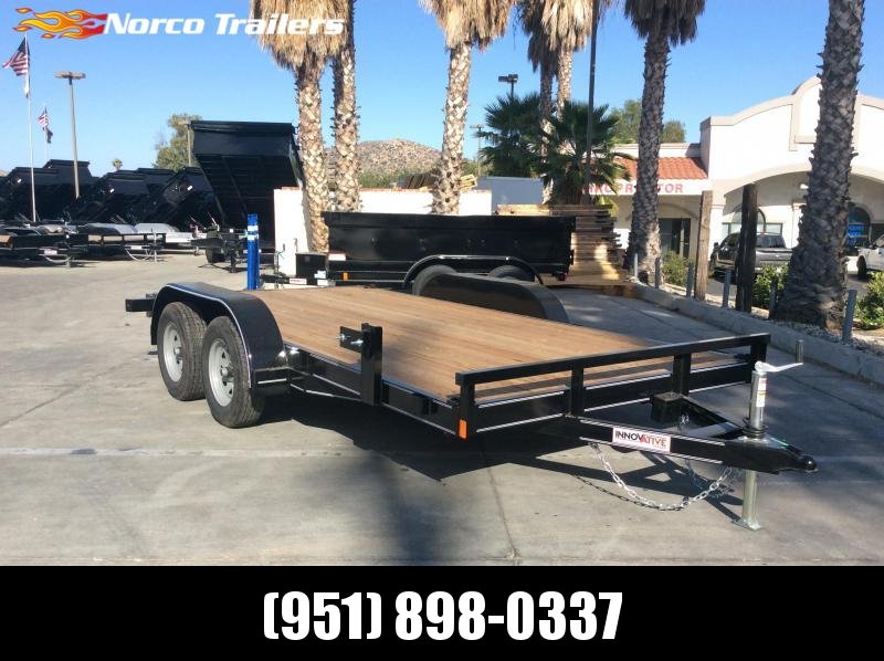 2022 Innovative Trailer Mfg. 83" x 14' Economy Wood Car Hauler Flatbed Trailer 2022 Innovative Trailer Mfg. 83" x 14' Economy Wood Car Hauler Flatbed Trailer