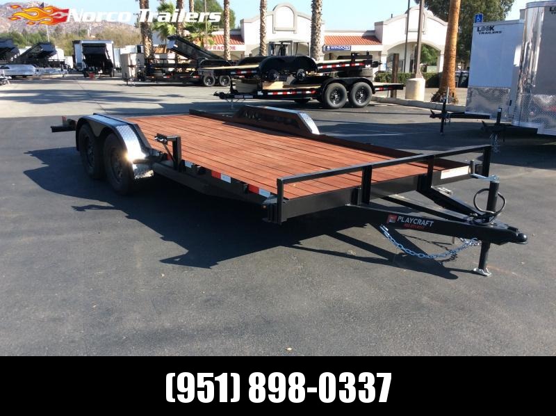 2022 Playcraft 82" x 18' Car Hauler Flatbed Trailer 2022 Playcraft 82" x 18' Car Hauler Flatbed Trailer