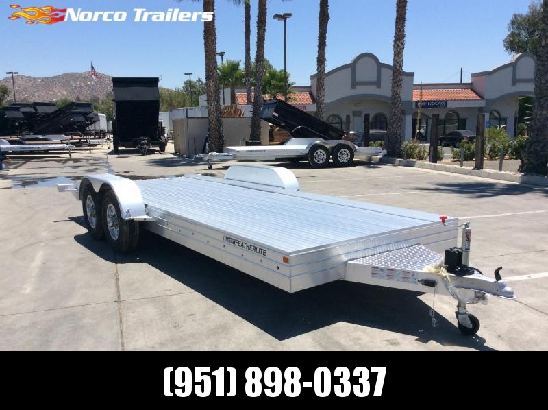 2022 Featherlite 3110 8.5' x 20' 9.6K Flatbed Car Trailer 2022 Featherlite 3110 8.5' x 20' 9.6K Flatbed Car Trailer