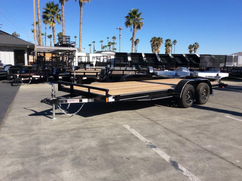 2023 Innovative Trailer Mfg. 83" x 18' Economy Wood Car Hauler Flatbed