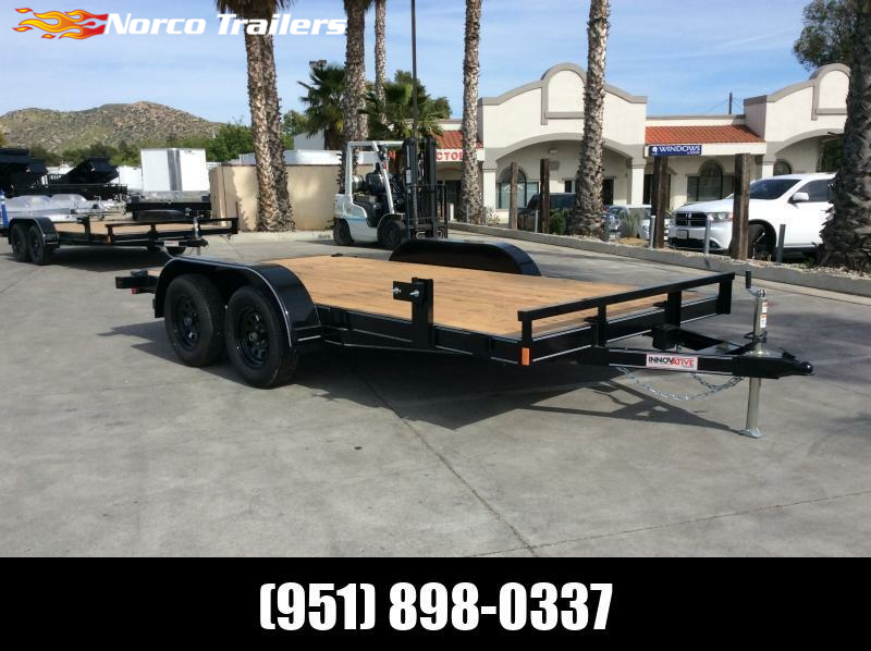 2023 Innovative Trailer Mfg. 83" x 14' Economy Wood Car Hauler Flatbed