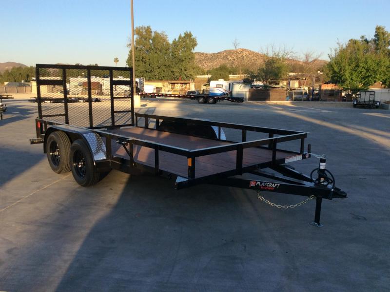 2021 Playcraft 82" x 14' Tandem Axle Utility Trailer 2021 Playcraft 82" x 14' Tandem Axle Utility Trailer