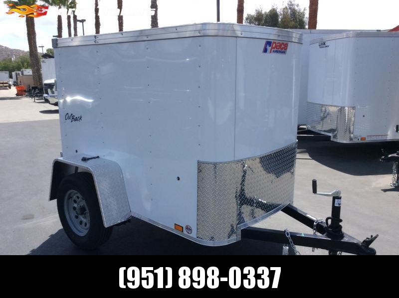 2023 Pace American Outback 4 X 6' Enclosed Cargo Trailer 2023 Pace American Outback 4 X 6' Enclosed Cargo Trailer