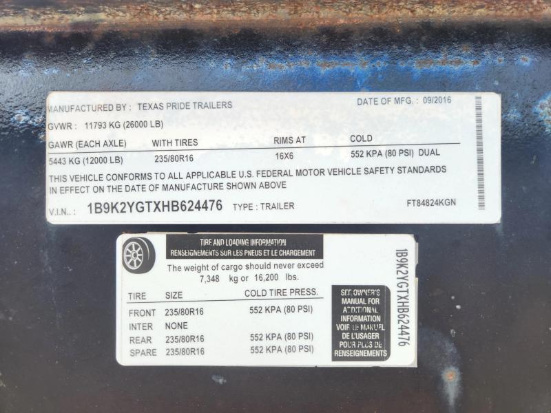 used Tilt Trailers Texas Pride Trailers  for sale, in Gibson City, IL Thumbnail 2