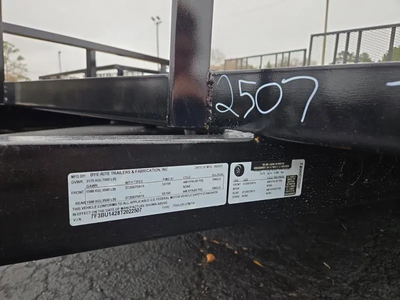 new Utility Trailers Bye Rite  for sale, in Tallassee, AL Thumbnail 12