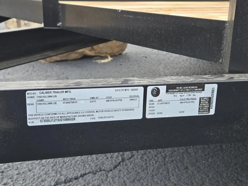 new Utility Trailers Caliber Trailer Mfg  for sale, in Tallassee, AL Thumbnail 3