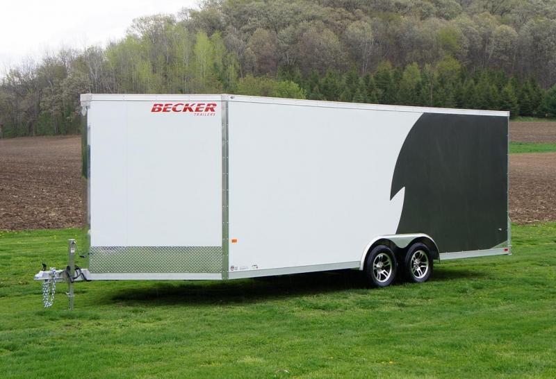 Aluminum 20+5 Wedge Enclosed Utility Cargo Carhauler Trailer