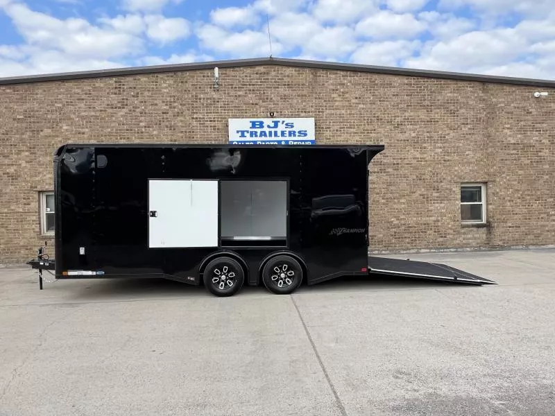 Homesteader 8'6"x18x7 5.2K AXLES Enclosed Trailer Ramp Door/Side Door - CAR HAULER