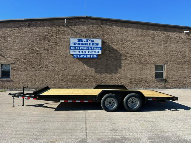 TLC 6'10"X18 Flatbed Trailer - 2-Brakes