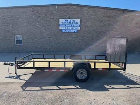 TLC 6'4"X14 Gate Single Axle Utility Trailer