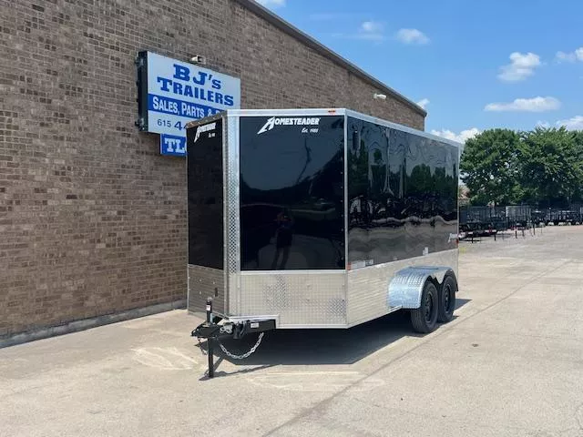 Homesteader 7x14x7 Enclosed Trailer Ramp Door/Side Door - OHV - 78" Wide Ramp Door Opening