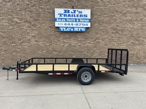 TLC 6'4"X12+2 G TB Utility Trailer