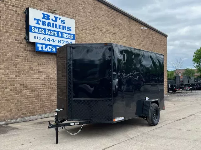 Homesteader 6x12x6 Enclosed Trailer Ramp Door/Side Door - Blackout Package