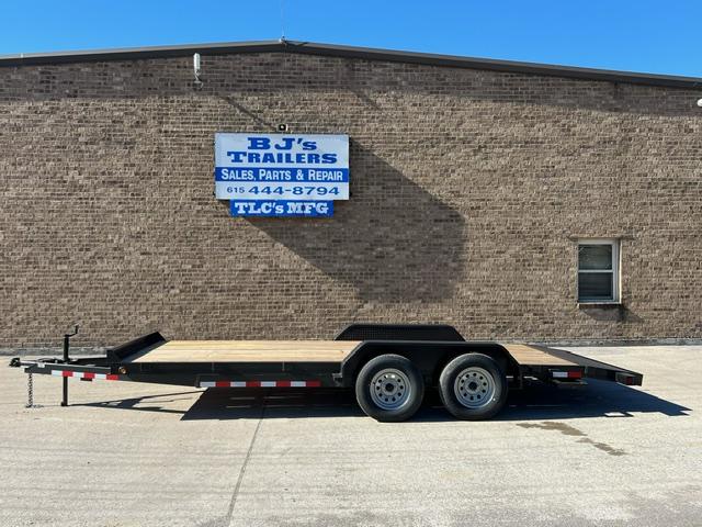 TLC 6'10"X16+2 Flatbed Trailer - 1-Brake