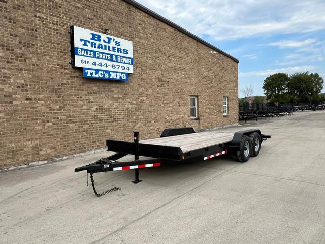 TLC 12K 7x16+2 Flatbed Trailer - 2-Brake
