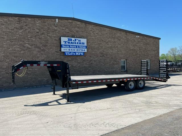 TLC 16K 20X5 Deckover Gooseneck Trailer Elec/Hydraulic Disc Brakes 