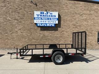 TLC 6K 6'4"X12 Gate Single Axle Utility Trailer - Tubing Frame