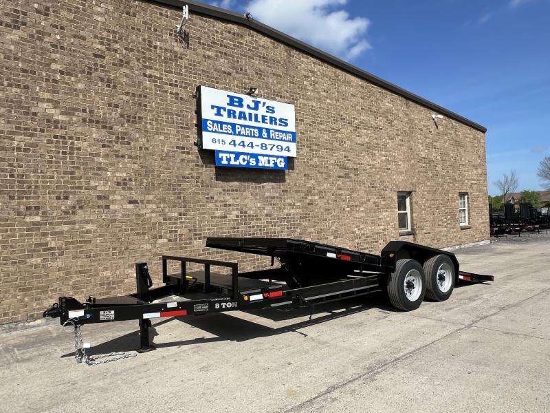 Better Built 16K 6'10"x2+18 Equipment Tilt Trailer - Metal Floor