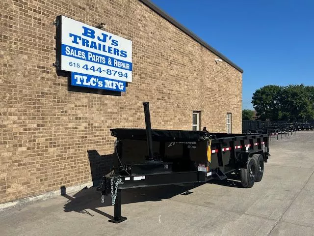 Homesteader 16K 7x16x2 Dump Trailer - Barn/Spread Gate - Telescopic Lift - Hydraulic Jack
