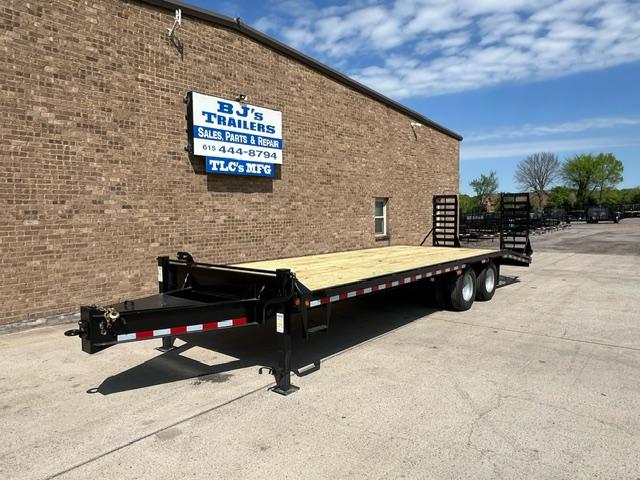 TLC 20K 20X5 Deckover Pintle Trailer - Self-Cleaning Dove