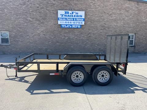 TLC 6'4"X12 Gate Tandem Utility Trailer - Non-Brake