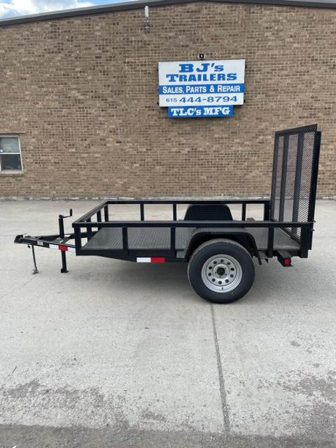 TLC 5X8 Gate Utility Trailer - Tubing - Metal Floor