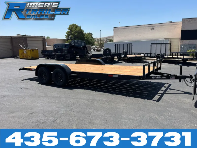 2025 GMS 7x18 Flatbed Trailer