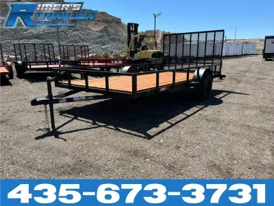 2027 GMS 7x14 Single Axle Utility Trailer