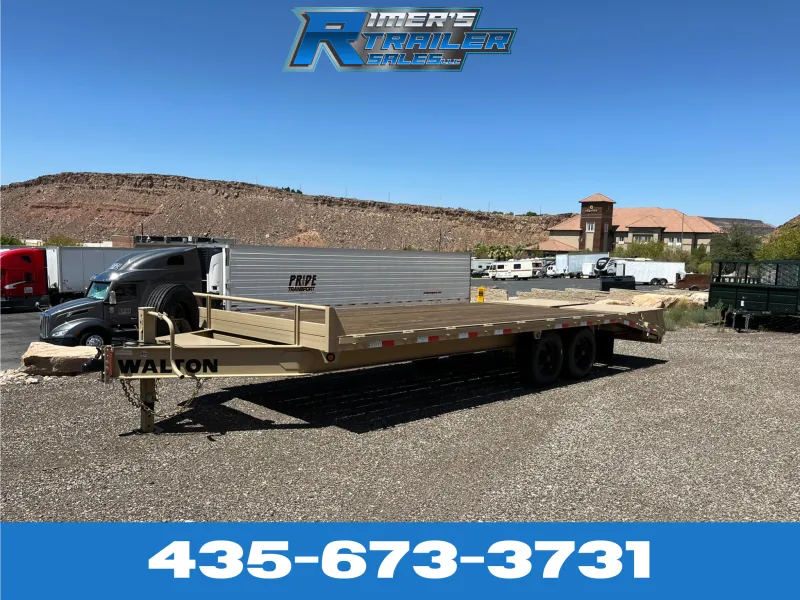 2026 Walton Trailers BDE208-22B Deckover Trailer