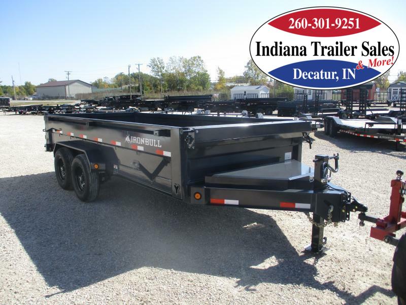 Brand New 7' x 16' Iron Bull Scissor Hoist Hydraulic Triple Axle
