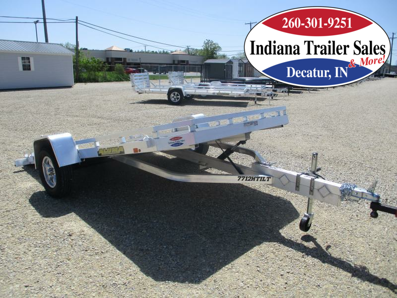 2024 Aluma 7712HTILTS 77.5x12 Utility Trailer Flatbed, Utility and