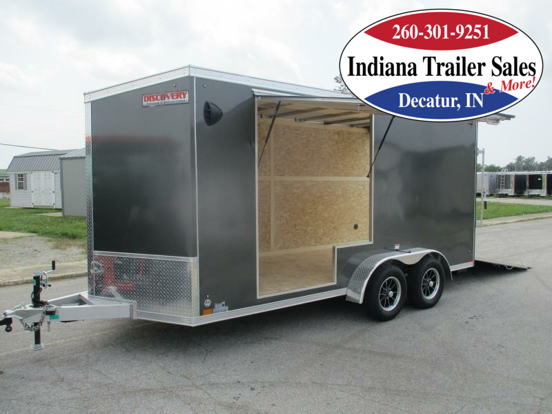 2024 Discovery Trailers 7x16 DMA716TA2 Enclosed Cargo Trailer Flatbed