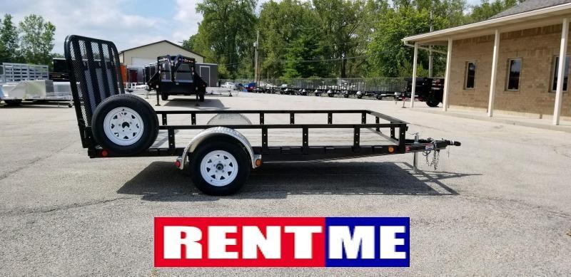Rental - 2018 PJ Trailers U21220 72"x12' Utility Trailer Rental - 2018 PJ Trailers U21220 72"x12' Utility Trailer