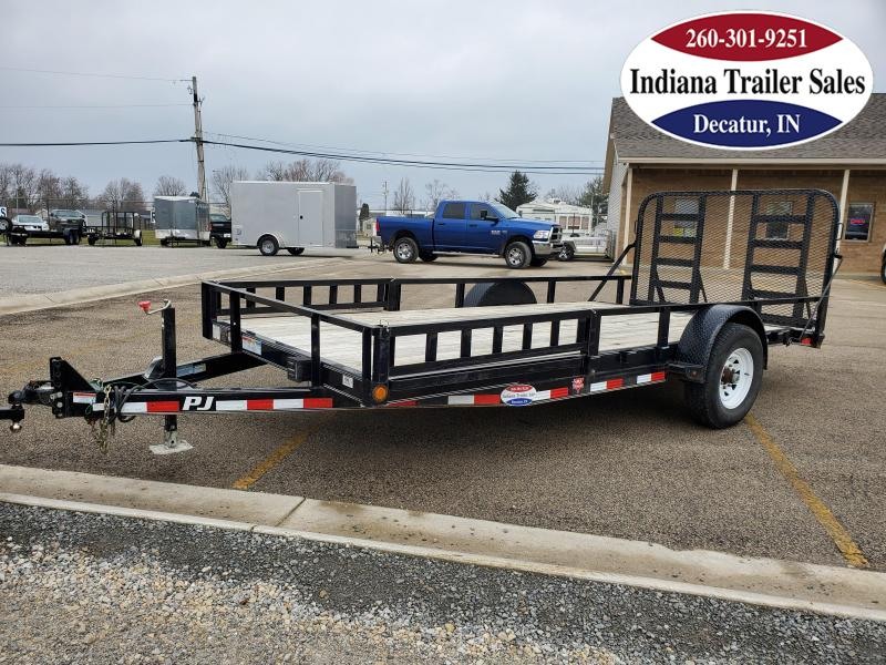 RENTAL - 2017 PJ Trailer C116 82x16 Utility Trailer RENTAL - 2017 PJ Trailer C116 82x16 Utility Trailer