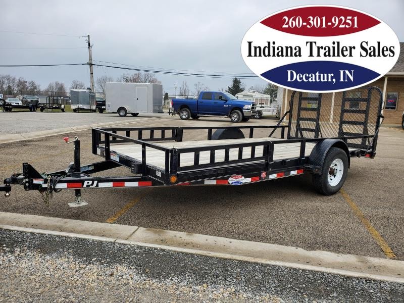 RENTAL - 2017 PJ Trailer C116 82x16 Utility Trailer RENTAL - 2017 PJ Trailer C116 82x16 Utility Trailer