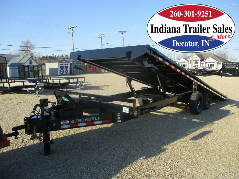 2023 Iron Bull 102x24 TDP0224072 Flatbed Trailer Tilt Flatbed