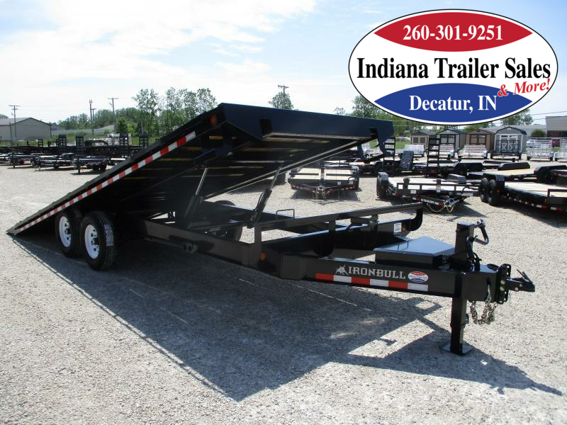 2023 Iron Bull 102x22 TDP0222072 Flatbed Trailer Tilt Flatbed