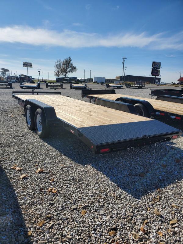2023 Trailerman Trailers Inc. CAR HAULER Flatbed Trailer Jefferson Trailers in Jerseyville IL