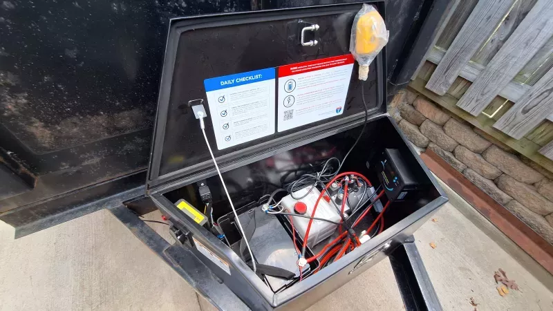 9900 GVWR dual axle dump trailer