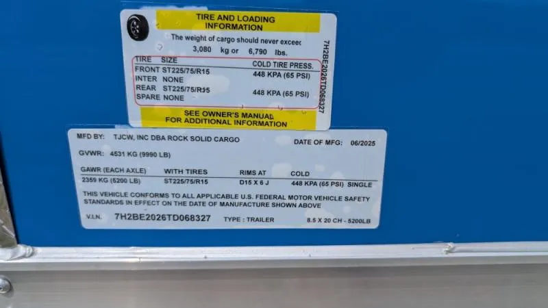 new Cargo (Enclosed) Trailers Rock Solid Cargo  for sale, in Clearwater, MN Thumbnail 11