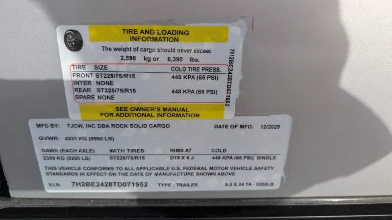 new Cargo (Enclosed) Trailers Rock Solid Cargo  for sale, in Clearwater, MN Thumbnail 13